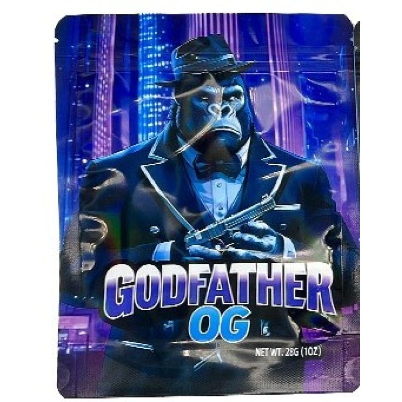 1oz Smell Proof Mylar Pouches for Weed